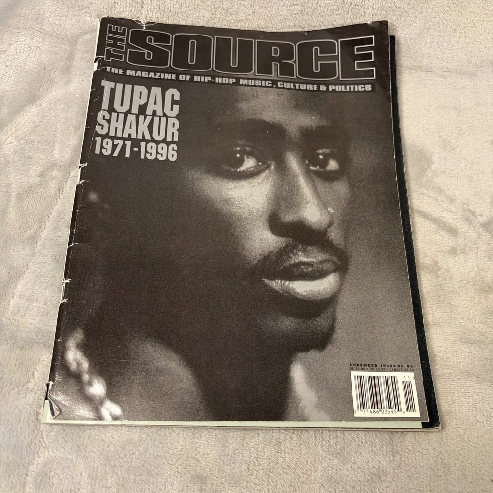 The Source Magazine No 86 November 1996 Tupac Shakur Memorial Issue 2Pac Hip Hop